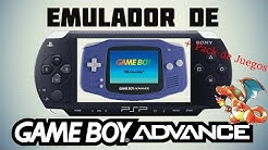 Descarga Emulador de Game Boy Advance para PSP + Pack de juegos ¡¡GRATIS!!