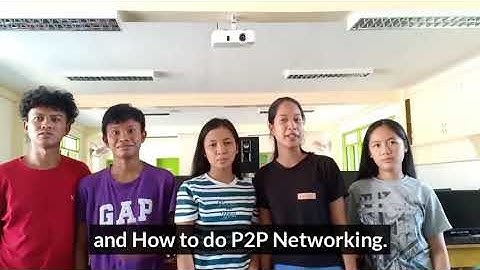 Peer To Peer Networking | Grade 10 ICT students | WCGNHS | Vlog making