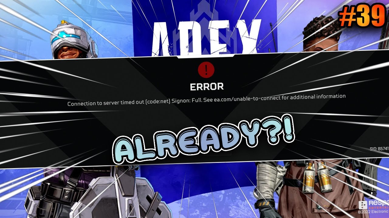 WE GOT KICKED OUT LIKE THIS ALREADY?!!- Apex Legends #39 - YouTube