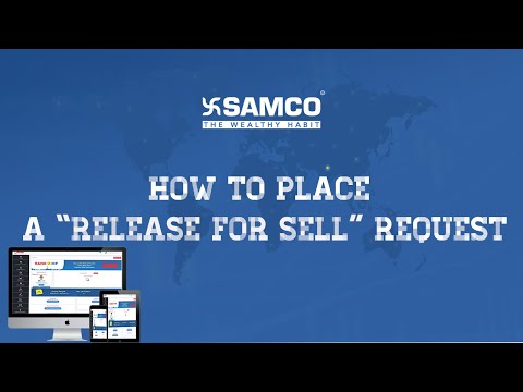 How to Place Release for Sell Request From Samco Star Backoffice|E- Samco Account | Samco | Tutorial