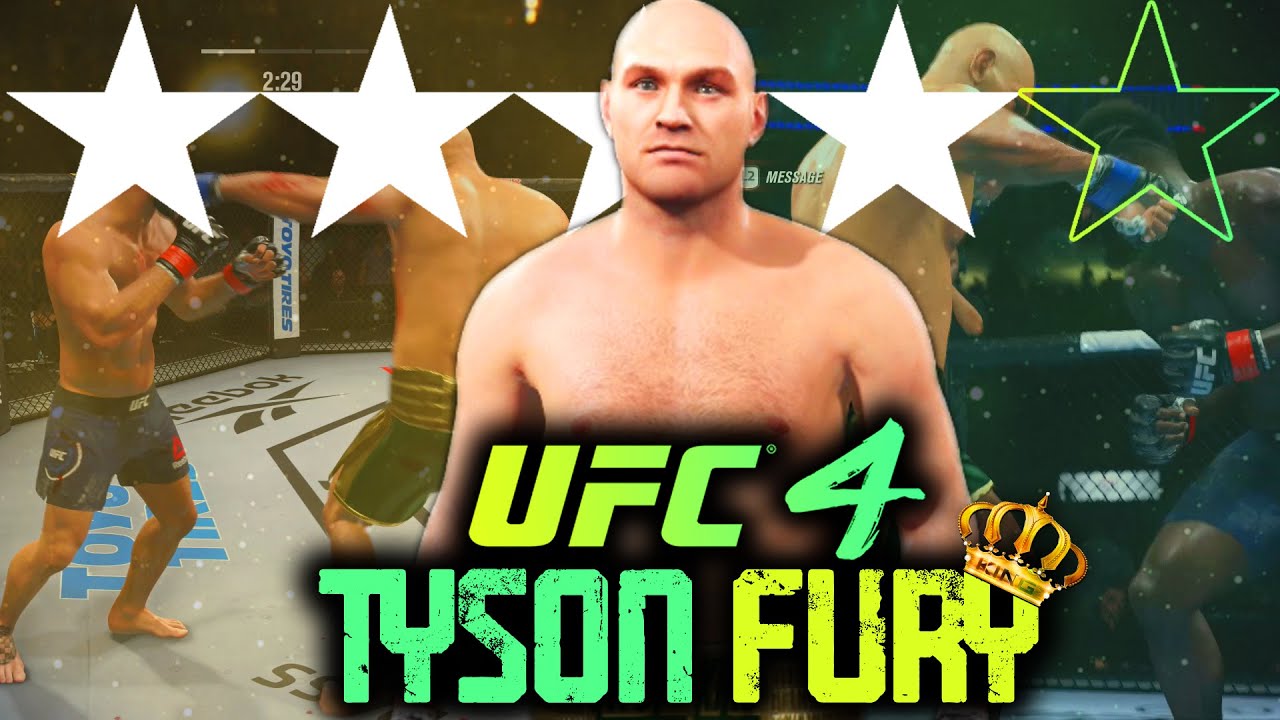 Tyson Fury Is CHEATING In UFC 4! Insane Reach and Power! UFC 4 Online Gameplay