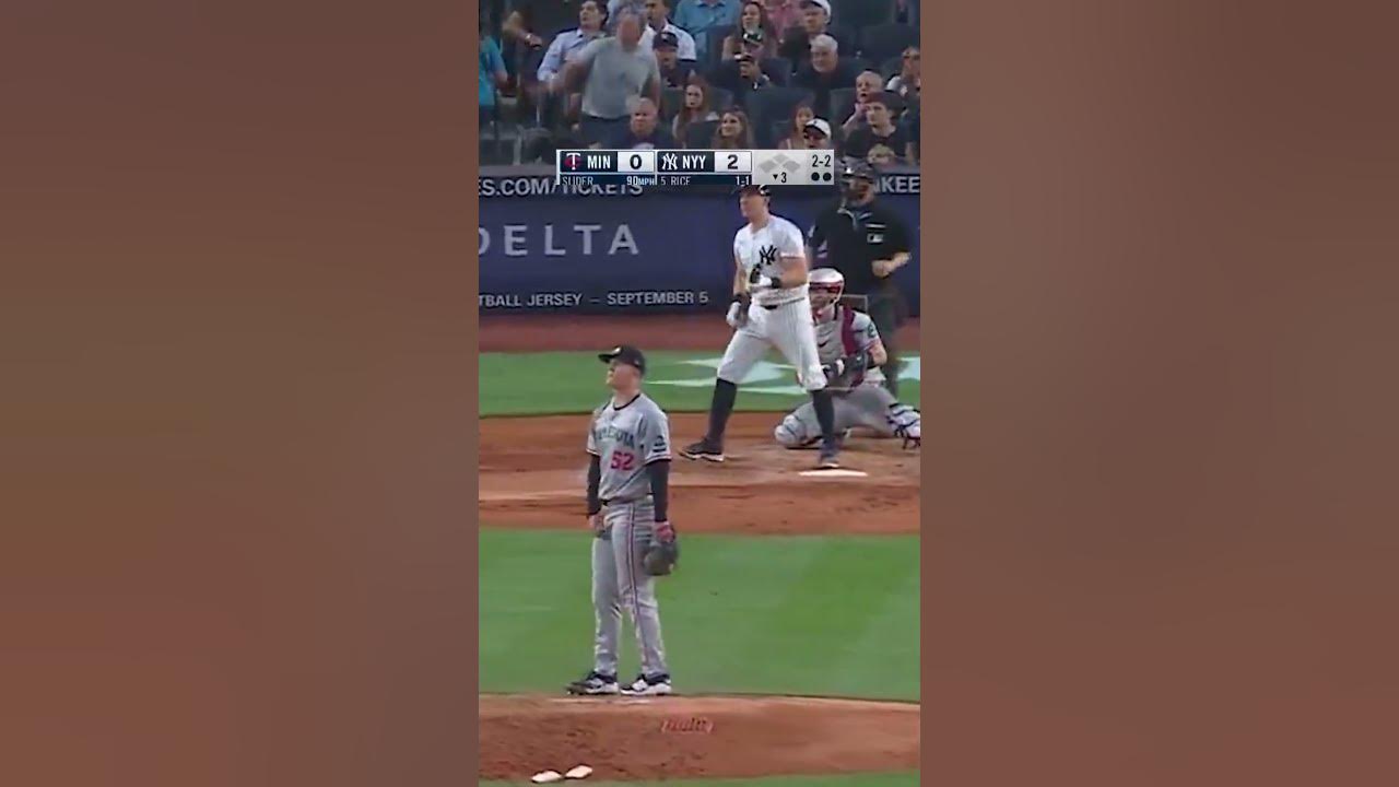 Stanton and Rice go Back-To-Back 🔥 #Yankees #NewYork #Stanton #HomeRun #backtoback