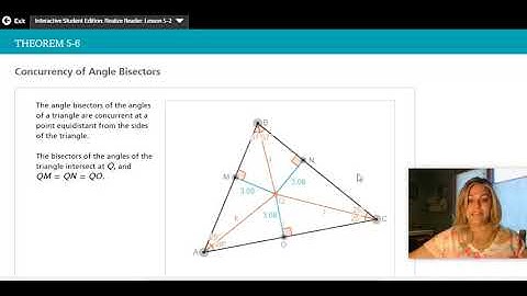 Lesson 5 2 Bisectors in Triangles- Savvas enVision Geometry Tutorial