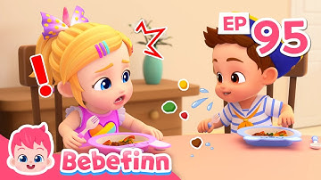 Good Manners | EP95 | Learn Healthy Habit | Etiquette Lesson for Kids | Bebefinn Nursery Rhymes