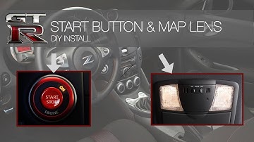 GT-R Start Button and Lenses in my V1 370z NISMO! Unboxing and DIY Install!