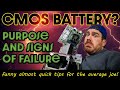 What Is CMOS Battery in Computer | CMOS Battery Failure Fix | Computer Won't Come On