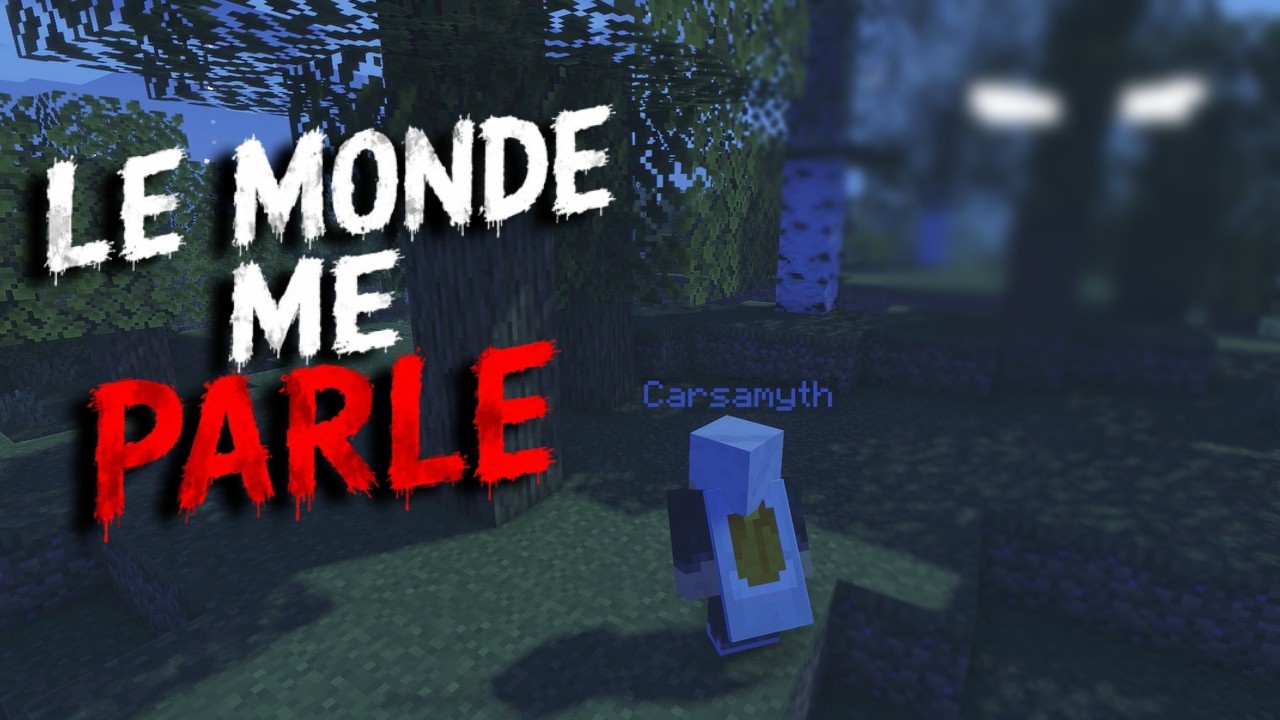 Minecraft mais le monde me parle…