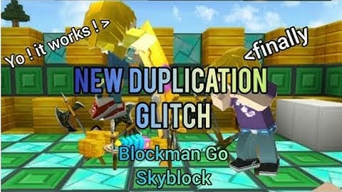 How to duplicate in skyblock  (blockmango)2.9.2 100%works