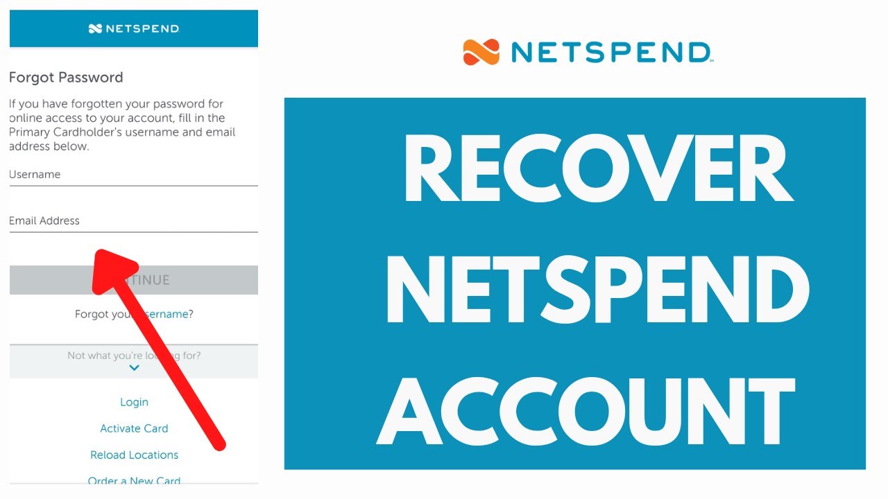 Recover Netspend Account 2021 | How To Reset Netspend Login Password?