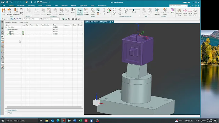Siemens NX 2206    How To Create A Program Folder