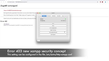 New xampp security concept - Access Forbidden Error 403 - phpMyAdmin