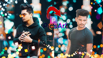 BOKEH LIGHT EFFECT | Photo editing Tutorial picsart editing step by step | Picsart 2020