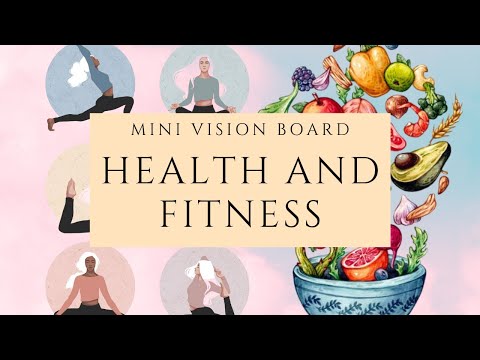 Quick Mini Vision Board for Health and Fitness