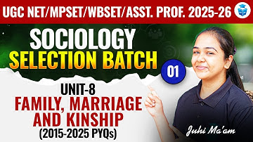 UGC NET/WBSET/MPSET/Asst Prof. 2025 | Sociology PYQs (2015-2025) | Unit 8 Family, Marriage & Kinship