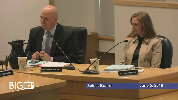 Brookline Select Board Regular Meeting - June 5, 2018