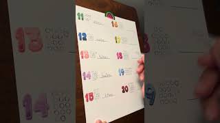 🎉 Learn Numbers 11-20 | Fun & Easy Counting  🌈🧠 #learnnumber #learn12345 #learncounting #learnmath