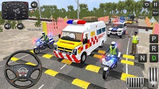 Force Traveller Ambulance Dangerous Road Hills Offroad Drive | Bus Simulator Indonesia Mod Gameplay screenshot 2