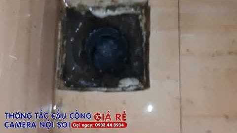 Thông tắc cầu cống, Camera nội soi 106