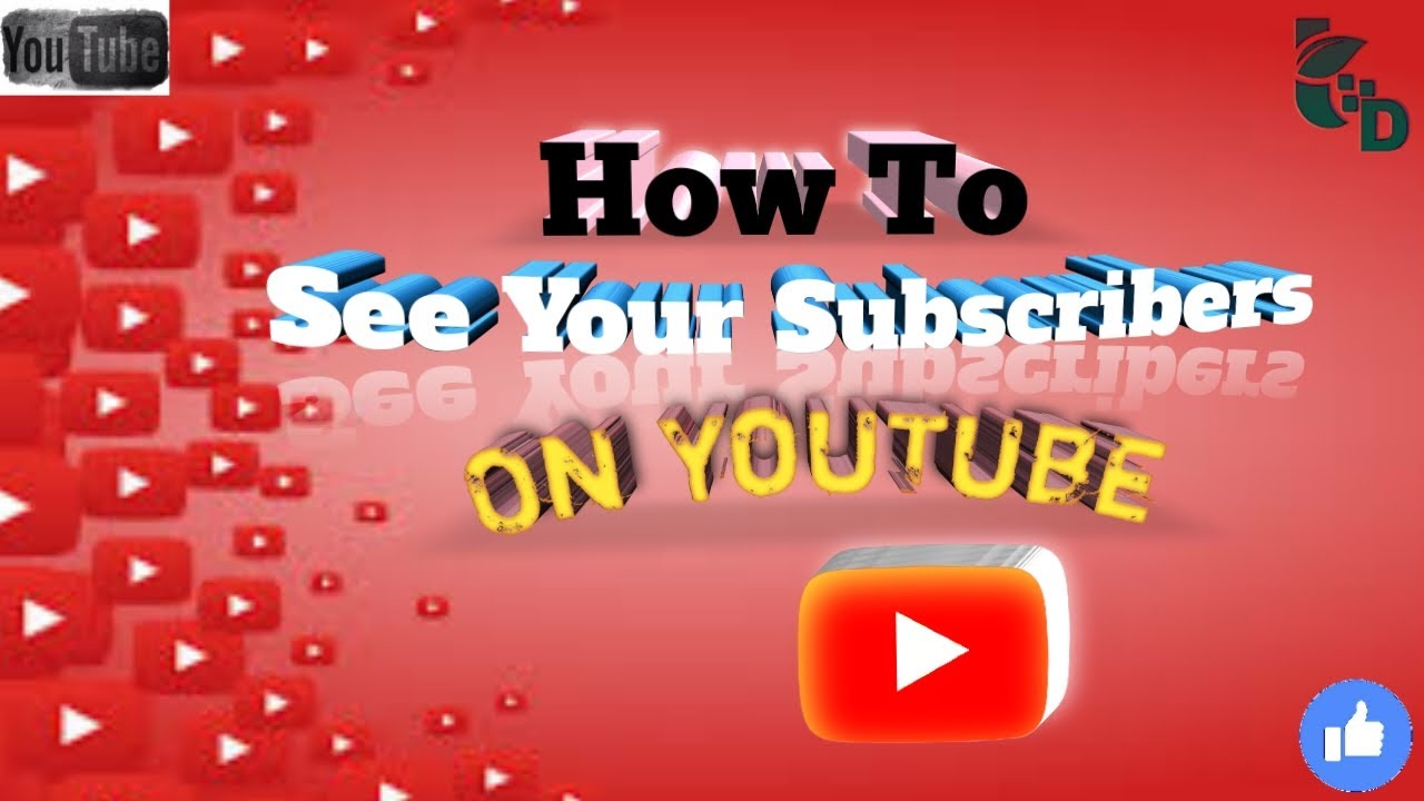 How to view who is subscribe to me on YouTube See your