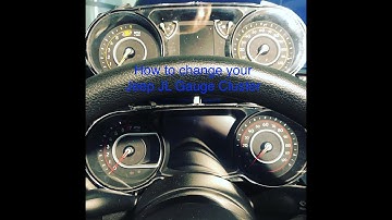 How to change your Jeep JL Gauge Cluster
