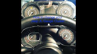 How to change your Jeep JL Gauge Cluster