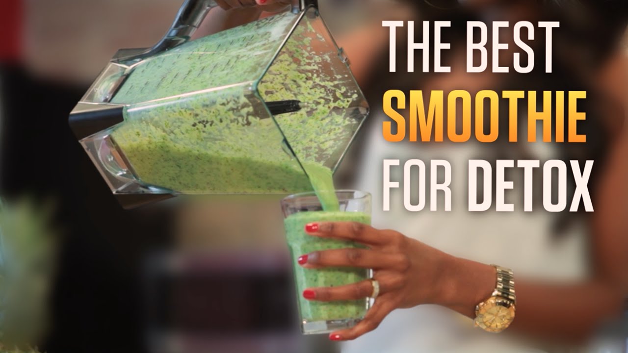 Best Green Detox Smoothie Recipe For Weight Loss - YouTube