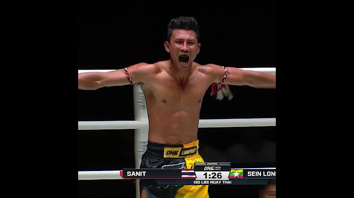 LIGHTS OUT 😵 Sanit KOs Sein Lone Chaw in his ONE Friday Fights debut!