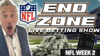NFL Sunday Live Betting Stream | $1K Bankroll Bets, Props & Picks (EndZone - NFL Week 2)!