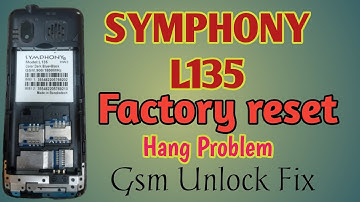 Symphony L135 Factory Reset TFM PRO TOOL / Symphony L135 Hang Logo