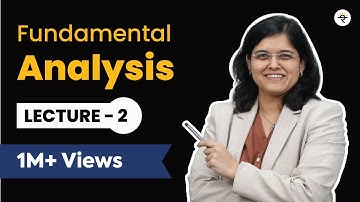 Fundamental Analysis Lecture 2 by CA Rachana Phadke Ranade