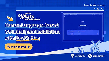 A Hands-on Demo: Human Language-based OS Intelligent Installation with DevStation