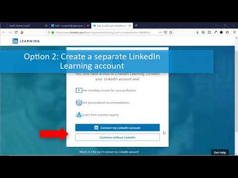 Logging in to LinkedIn Learning - New Users