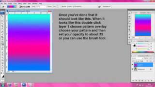 How to make a wavy, patterned, gradiented border on photoshop cs3
