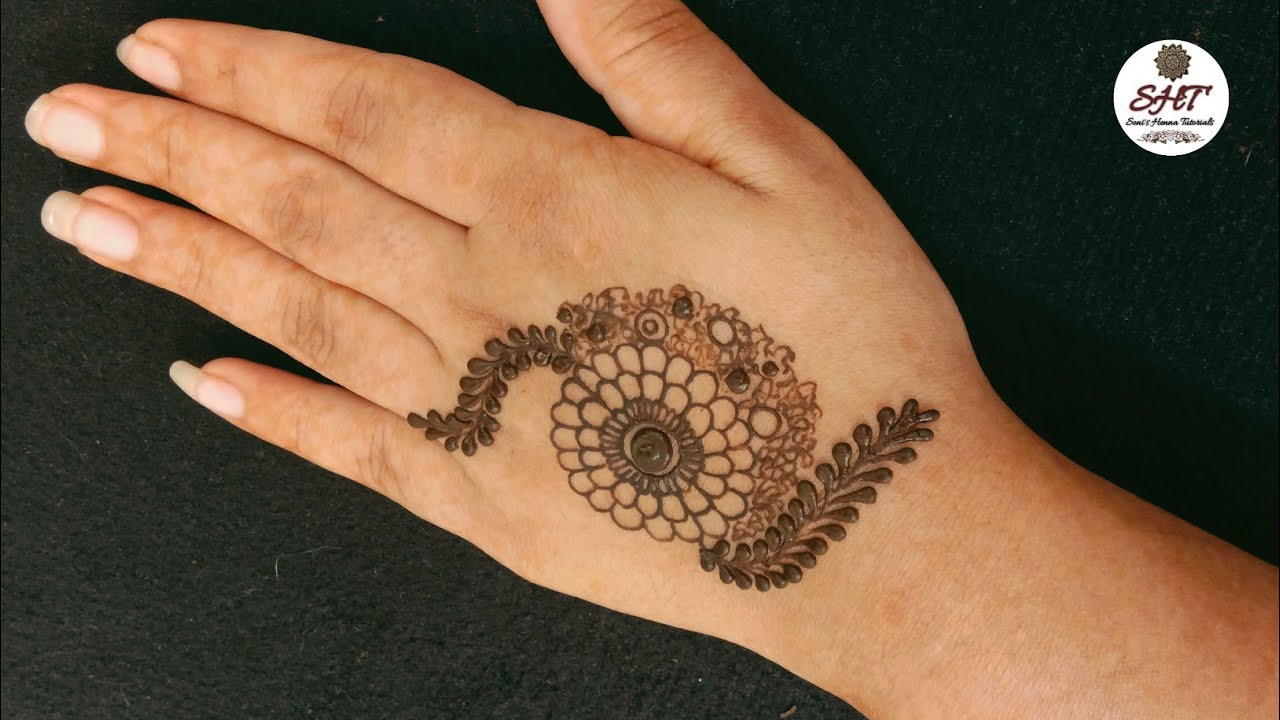beautiful henna flowers || Soni's henna tutorials