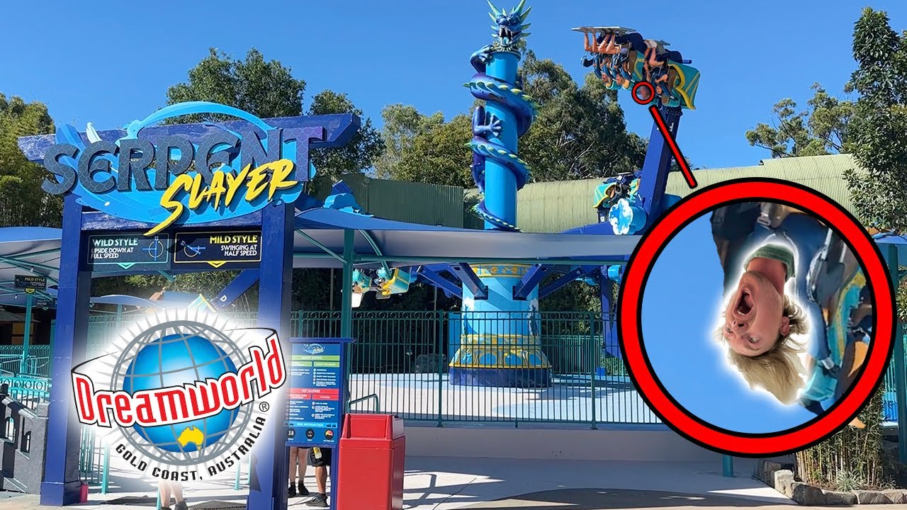 I Rode Dreamworld's NEW! Ride Serpent Slayer YouTube
