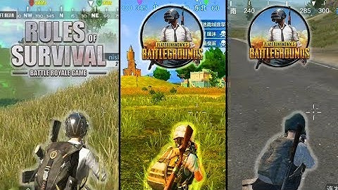 Rules of Survival Vs Pubg Mobile Timi Vs Pubg Mobile Lightspeed | Gameplay Comparison ...
