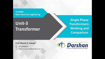 BEE | Unit 3 | Part 3 | 1 Phase Transformer: Working