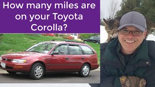 How Many Miles are on Your Toyota Corolla?