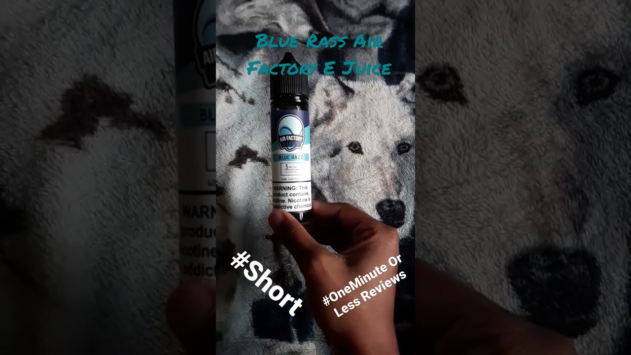Air Factory Blue Rass E juice Review