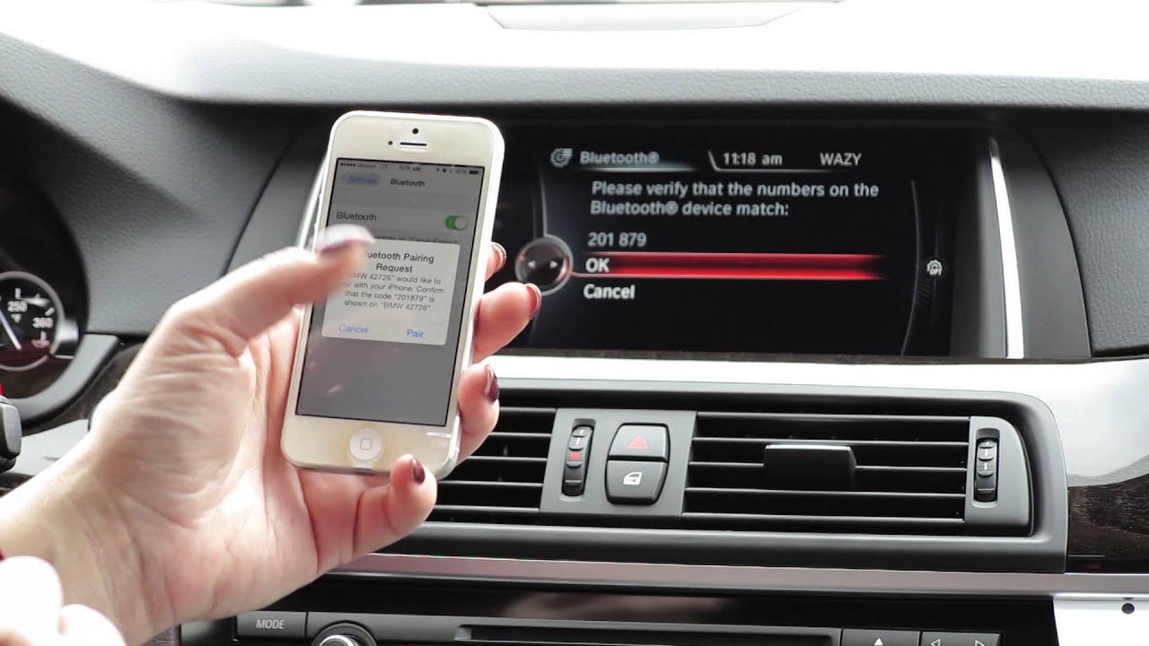 Как подключить телефон к bmw