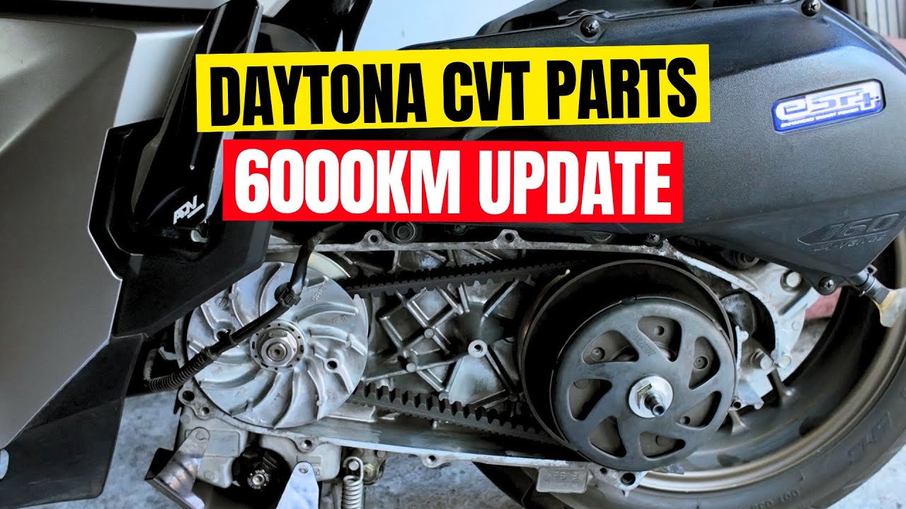 Daytona CVT Parts 6,000KM Update