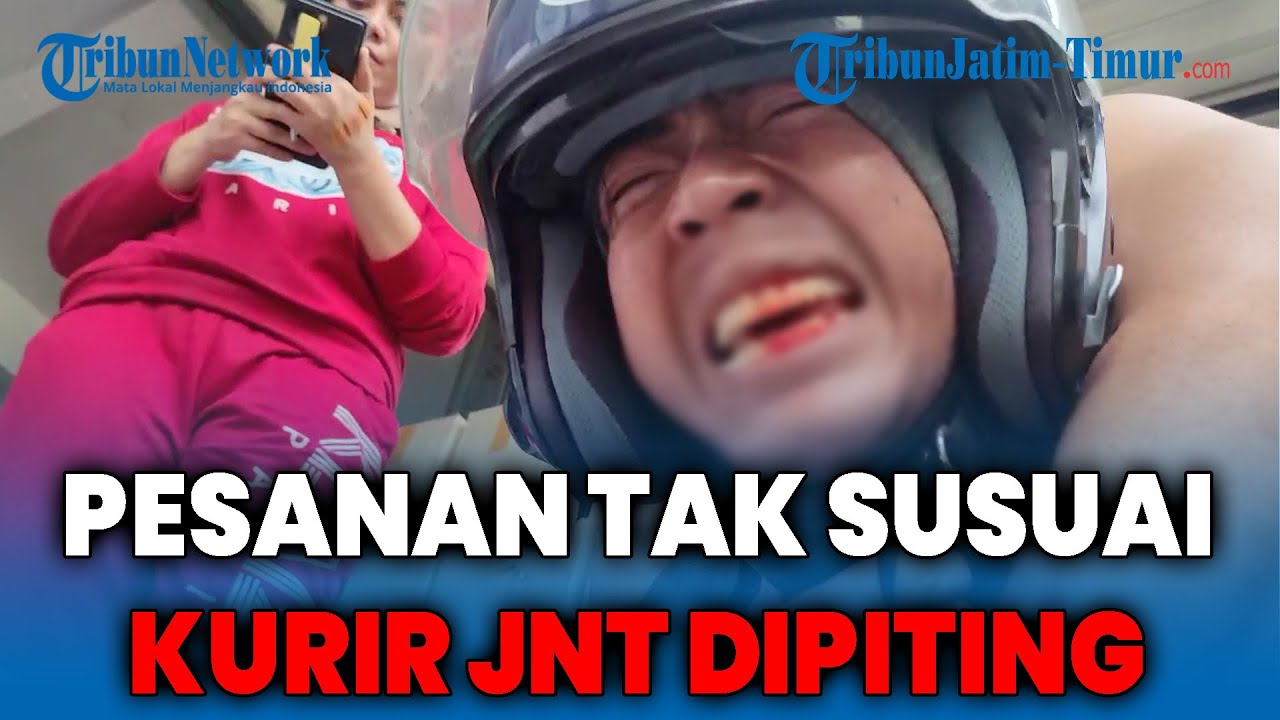 Kurir JNT di Pamekasan Dipiting hingga Mulut Berdarah, Pelaku Tak Terima HP yang Dipesan Tak Sesuai