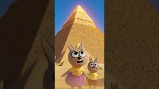 “यह इतना बड़ा Pyramid क्या है?! 😲 | Pofy Mimi Egypt Adventure (Part 1)”