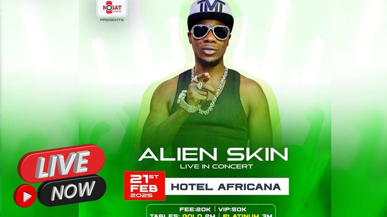 Live From Cricket Oval Lugogo Alien Skin`s Concert - YouTube