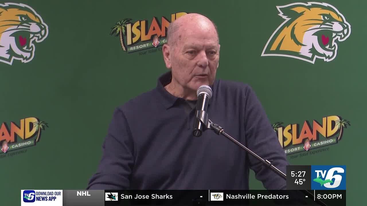 Rick Comley NMU's Rick Comley reacts to head men's basketball coach hire - YouTube