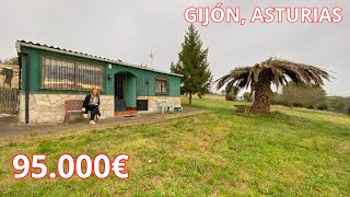 VENDIDA!!CASA EN VENTA EN CENERO, GIJÓN, ASTURIAS, CON TERRENO Y VIVIENDA DE 78M2 *95.000€*🏡🏡#casa