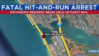 Man arrested in fatal Carlsbad hit-and-run involving bicyclist