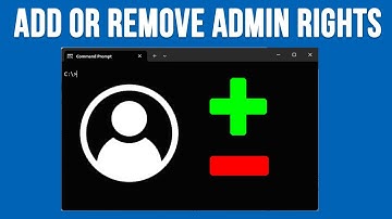 View User Account Settings & Add or Remove Them from the Administrators Group via the Command Line