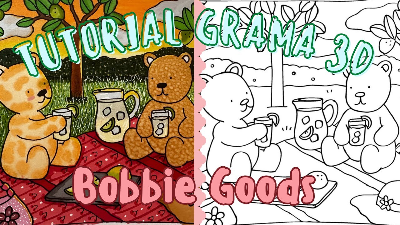 TUTORIAL GRAMA 3D BOBBIE GOODS - COMO FAZER GRAMA - YouTube