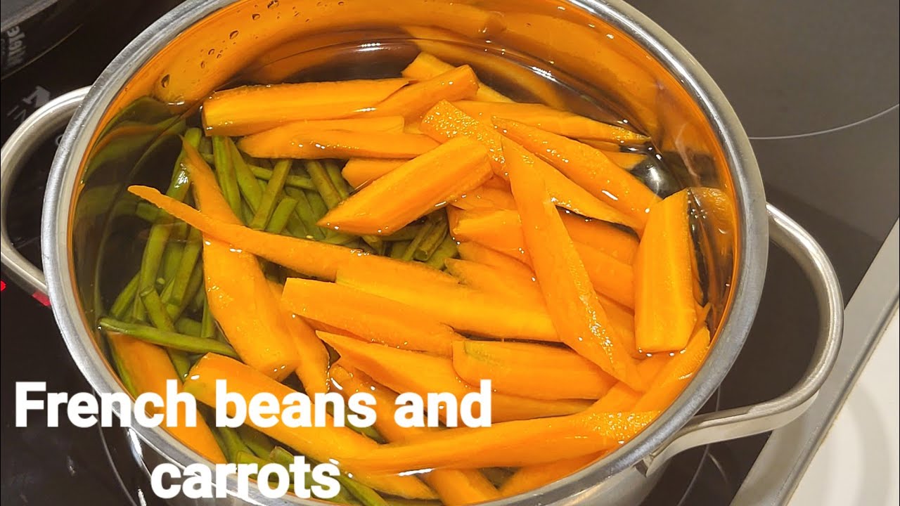 French beans and carrots are very yummy, just with few recipes 😋
